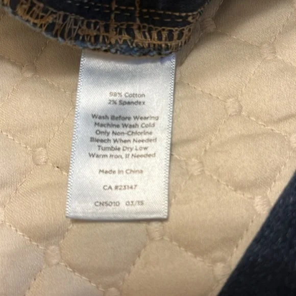 Talbots curvy bootleg petite denim. Flawless 5 pocket. - Picture 7 of 8